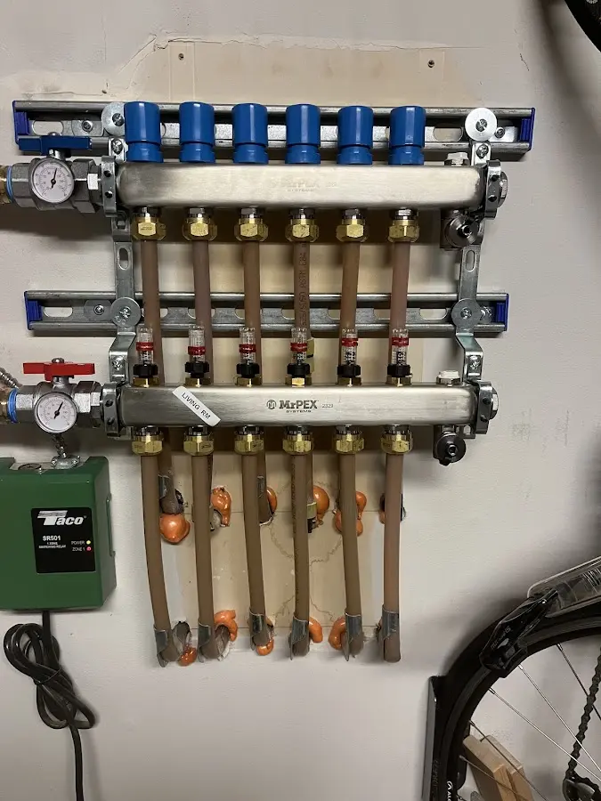 Plumber performing Gas Line Installation at a residential property in Cedar City